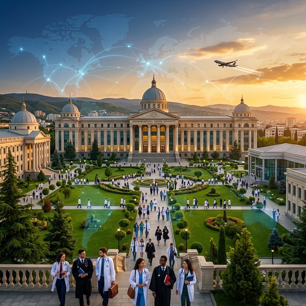 Georgian university campus – MBBS Abroad Seminar 2026
