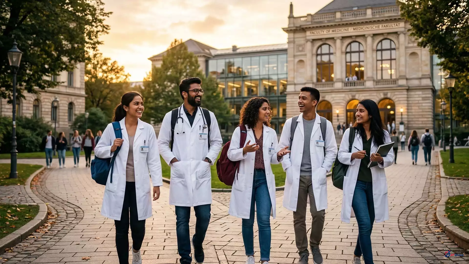 Indian student studying MBBS abroad at an NMC-approved university