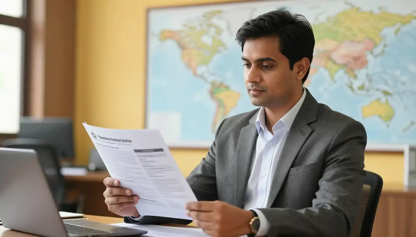 AV Global Overseas MBBS abroad counsellor guiding Indian student and parent through university options